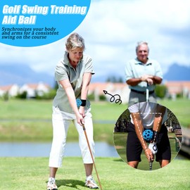 Cusprtm Golf Training Aid, Golf Swing Trainer Ball Golf Wrist Training Aid, Swing Posture Correction Practice Trainer Aid, Golf Smart Ball for Beginners and Pros Golfer, Gift Idea for Golf Lovers