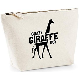Hippowarehouse Crazy giraffe guy printed make up cosmetic wash bag 18x19x9cm