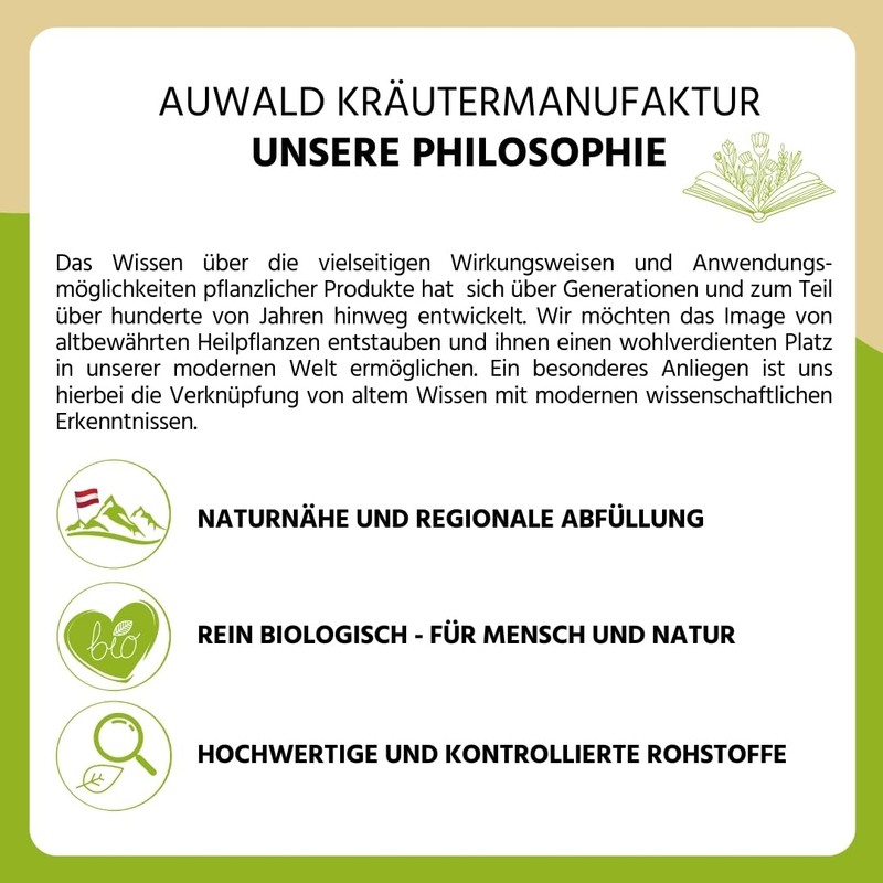 Auwald Kren/Horseradish & Nasturtium Drops Organic - High Quality Extract,