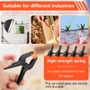 OSDUE 12 Pcs Nylon Spring Clamp,3 Inches Extra Strength Heavy