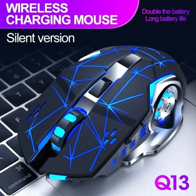 Mouse gamer de juego inalámbrico Free Wolf X8 star black