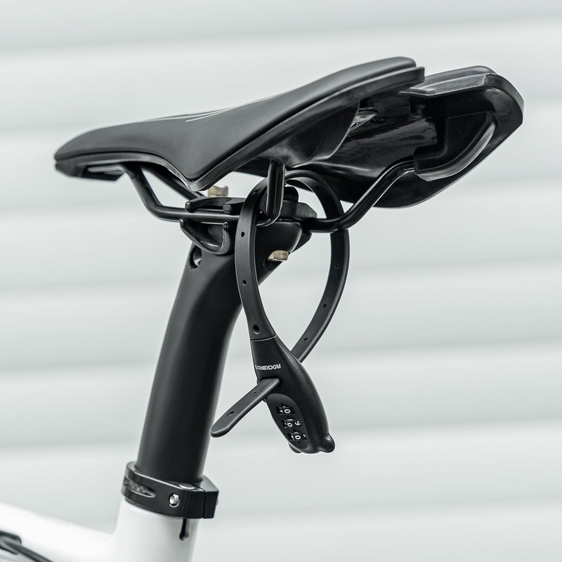 ROCKBROS Zip Tie Bike Lock Combination Small Cable Lock Lightweight