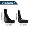 TUCKBOLD Mud Flaps Splash Guards for Volkswagen Magotan 2016-2019 W/Mount