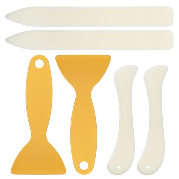 6 Pcs Bone Folders Crease Makers Plastic Bone Folder Paper