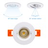 2Inch LED Recessed Ceiling Light, 3W Dimmable LED Downlight, Natural