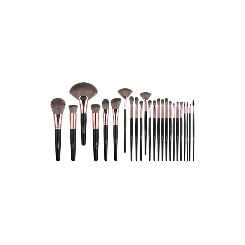 C-LUX Set De 24 Brochas De Maquillaje Bear Collection: Elegante