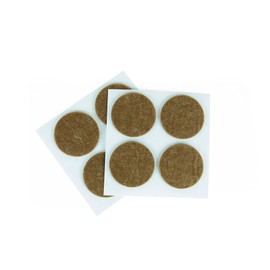 Furndiy Felt Furniture Pads for Hardwood Floors, Self-Adhesive Felt Pad for Chairs & Seat Legs, Easy Slide, Anti Scratch, Noise Stopper, Bumper & Buffer, Floor Protection - Based in USA - 2" x 8 pcs