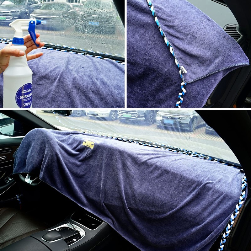 NEWISHTOOL Window Tinting Dash Protection, Super Absorbent Dash Towel Microfiber