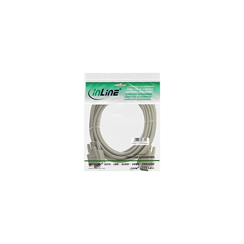 InLine® 17737 VGA Cable Beige 1 m VGA (D-Sub); VGA