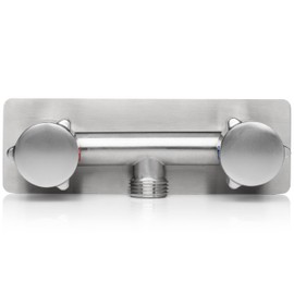 Renator All Metal RV Shower Faucet, Camper Shower Faucet Valve, 4” RV Shower Replacement Valve Diverter (Brushed Nickel)