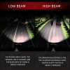 AQJ For Honda Ridgeline 2017-2022 Front 6500K LED Headlights Bulbs