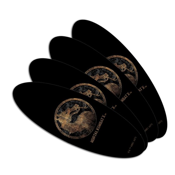 Mortal Kombat X Grated Logo Double-Sided Oval Nail File Emery