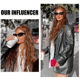 DUCO 1250 Women's Sunglasses, Polarized Sunglasses, UV 400 Protection, For Driving, Fashionable, multicolor (black / gray)