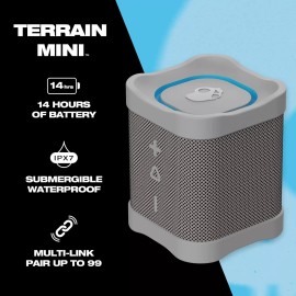 Universal Skullcandy Terrain Mini Wireless Bluetooth Speaker (Grey)
