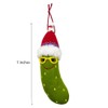 3 pcs Pack Felt Pickle Christmas Tree Ornaments