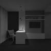 Maytoni Modern Polar Pendant Light, 1 x GX53 Excl. Black,