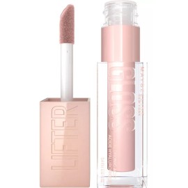 Maybelline gloss hidratante de larga duración con ácido hialurónico Lifter Gloss tono Ice 002 5.4mL
