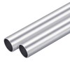 TOP-VIGOR 2Pcs 6063 Aluminum Round Tube, 22mm OD 19mm ID