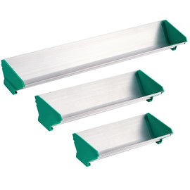 Zonon 3 Pcs 8'' 10'' 16'' Dual Edge Aluminum Emulsion Scoop Coater for Silk Screen Printing Coating Tool, 3 Sizes