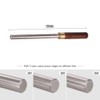 Guitar Fret Dressing Metal File with 3 Size Edges Wooden