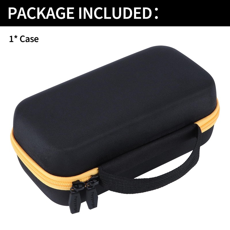 Peyyargo Storage Case Compatible with Fluke 117/116/115/114/113/233 Digital Multimeter (Black+Yellow)