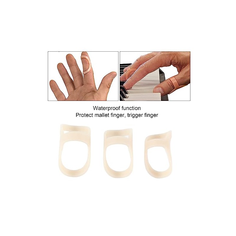 FéRula de PláStico para Dedos, 3 Uds., Protector de Apoyo