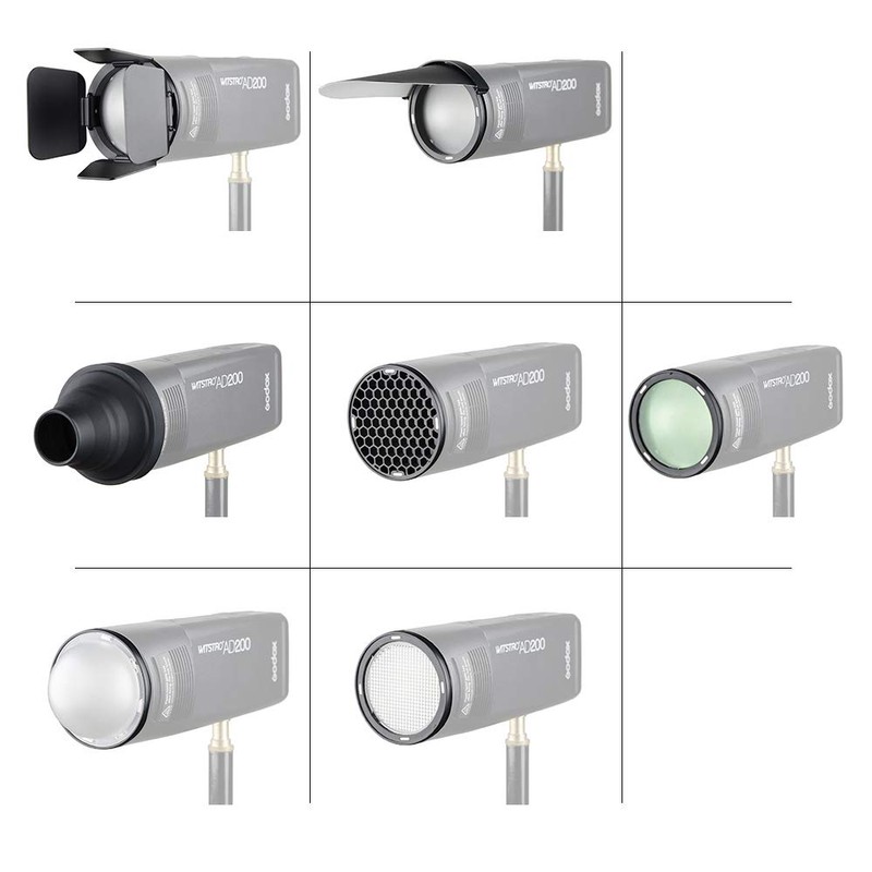 Godox AK-R1 Pocket Flash Accessory Kit for Godox H200R Round