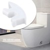 SG Store 2PCS Square Toilet Seat Damper Ring Decorative Cover