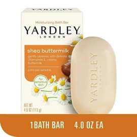 Yardley London Sensitive Skin Shea Buttermilk 4 Oz Bar Soap