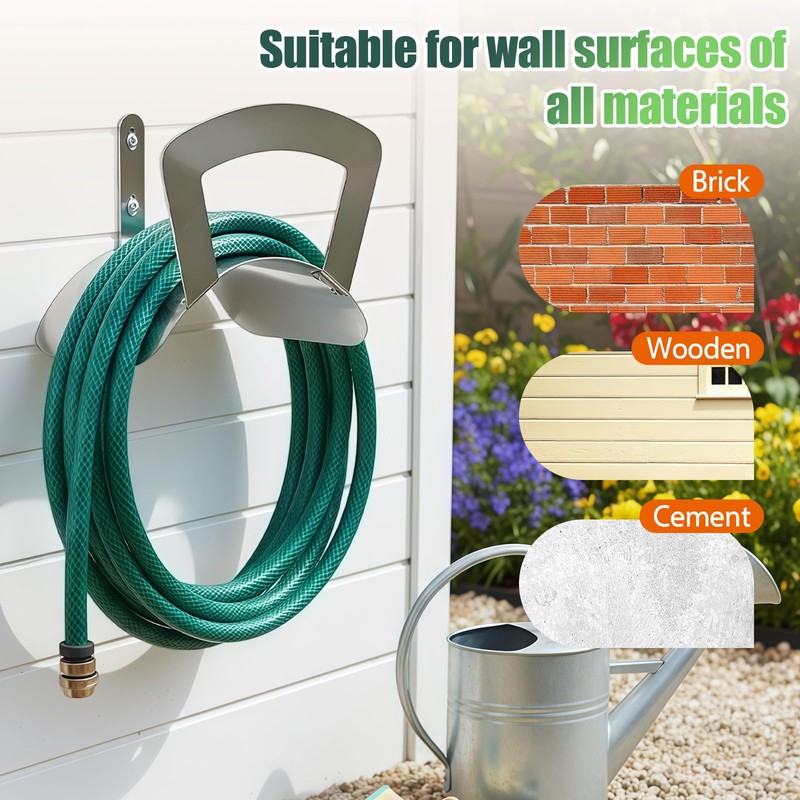 Primst Garden Hose Holder Wall Mount Hose Hanger Heavy Duty
