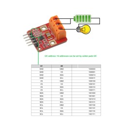 INA228 High Precision Current Voltage Power Monitor Sensor Module for Measuring Voltage Current