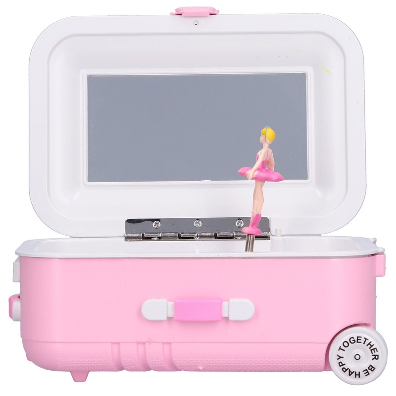 Originality Music Box Cute Luggage Jewelry Box Student Birthday Gift