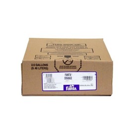 Supply Depot Fanta Orange 2.5 Gallon Bag in Box Soda Syrup