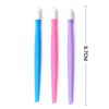 6pcs Professional Plastic Handle Hard Rubber Tipped Nail Art Tool