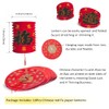 Aiminjey 10PCS 2024 Chinese Lunar New Year Red Lucky Fu