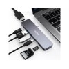 CHOETECH 7-in-1 MacBook Pro Adapter with 3 USB C Ports,
