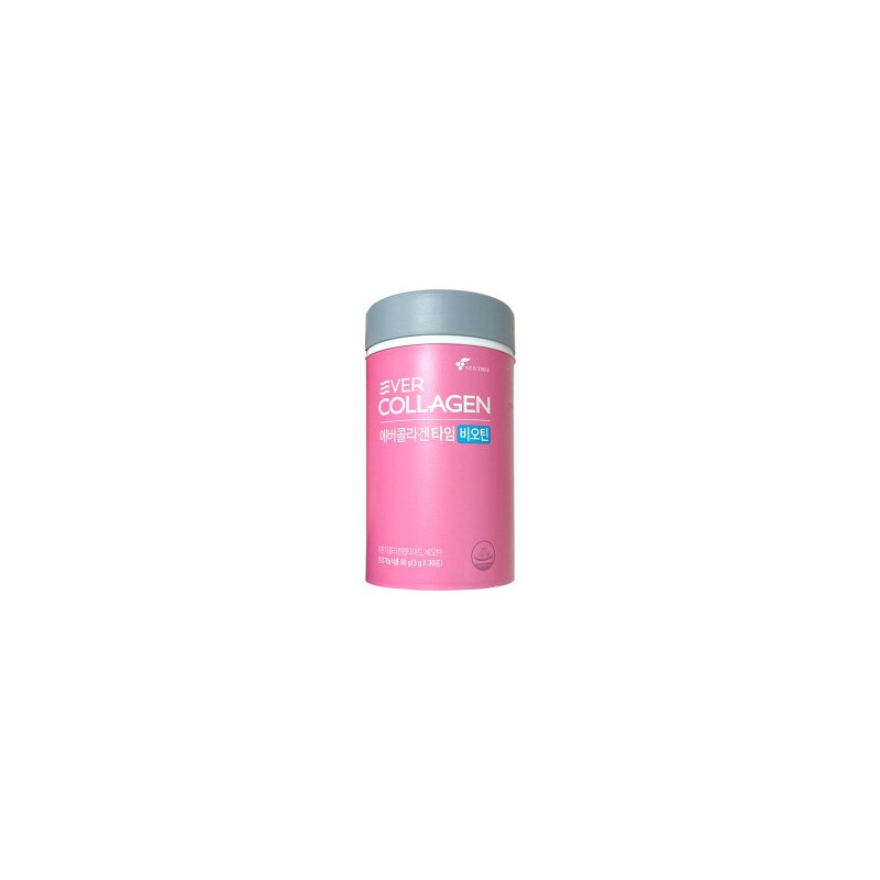 Ever Collagen Time Biotin Low Molecular Collagen 3g 30 packs