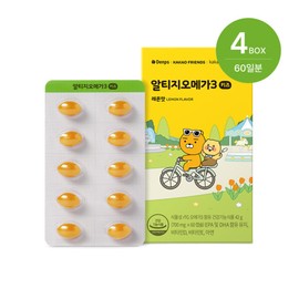 Denforce (현대홈쇼핑)덴프스x카카오프렌즈 알티지 오메가3 4박스 (Depth x Kakao Friends) RTG Omega 3 4 Boxes