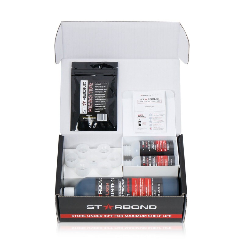 Starbond 16 oz. Black Medium-Thick - Super Glue (Premium Cyanoacrylate