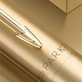 Parker Jotter XL Ballpoint Pen | Monochrome Matte Gold | Medium Point | Blue Ink | Gift Box