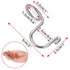 Sumnacon Hanger Connecting Hooks, Stainless Steel Joint Hooks, Wardrobe Storage,