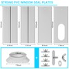 KLOLKUTTA Portable Air Conditioner Window Kit with Coupler, 5.9 Inch