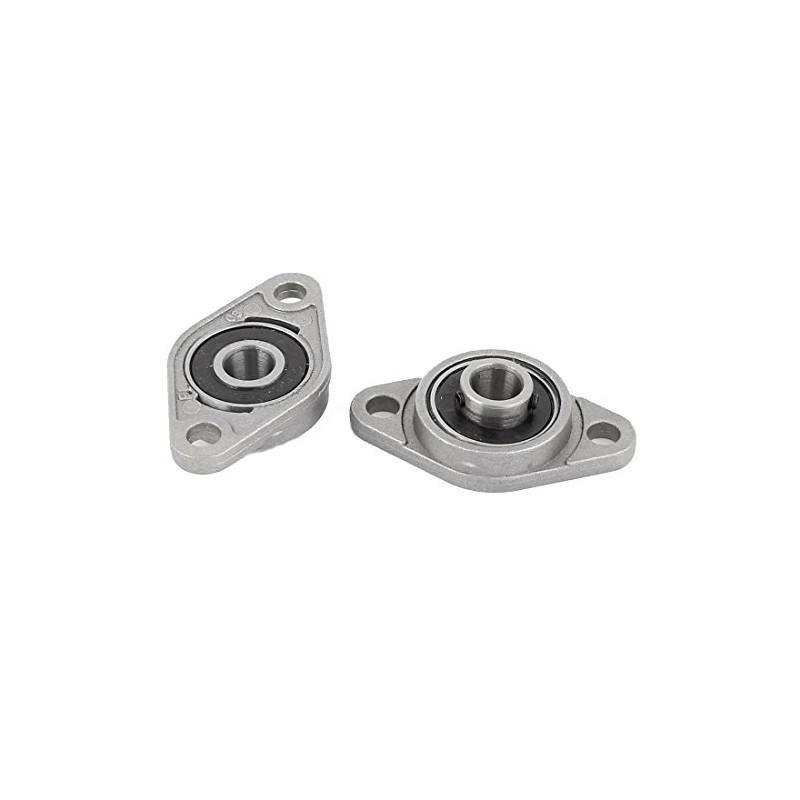 sourcingmap 2PCS KFL08 8mm Shaft Mount Self Aligning Pillow Block