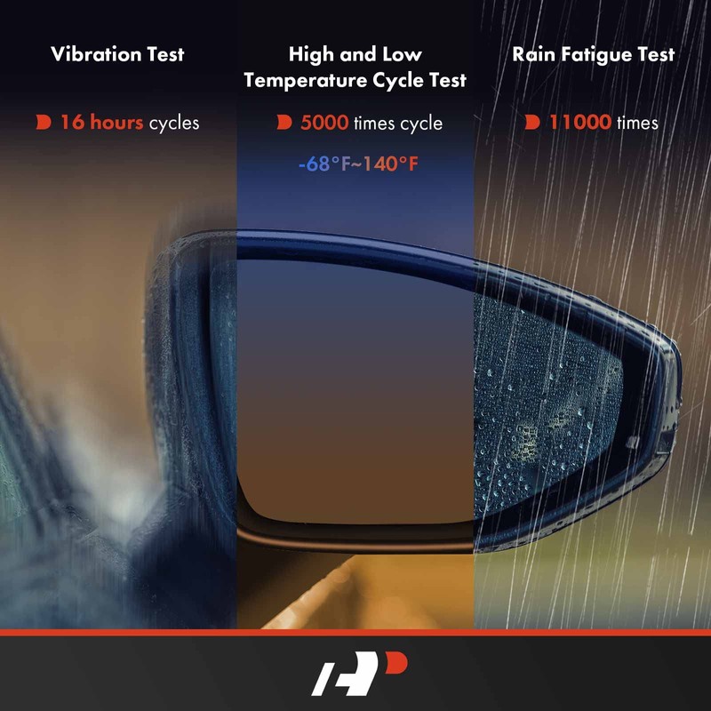 A-Premium Passenger Side Power Door Mirror - Compatible with Toyota