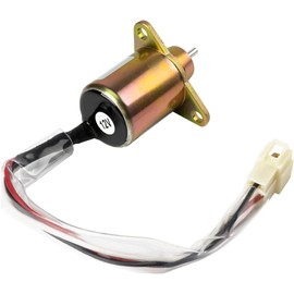 Otobaijeni 12V Fuel Shut Off Solenoid Valve 1503ES-12S5SUC5S 119653-77950 119285-77950 SA-4562-T SA-5213-12 for Yanmar Engine 3TNE84 3TNE88 4TNE84 for John Deere Tractor for Komatsu