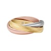 Anillo Fossil JF04807998 Interlocking Links de acero inoxidable en tono