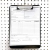 Officemate Magnetic Clipboard with Low Profile Clip, Black, Recycled Plastic