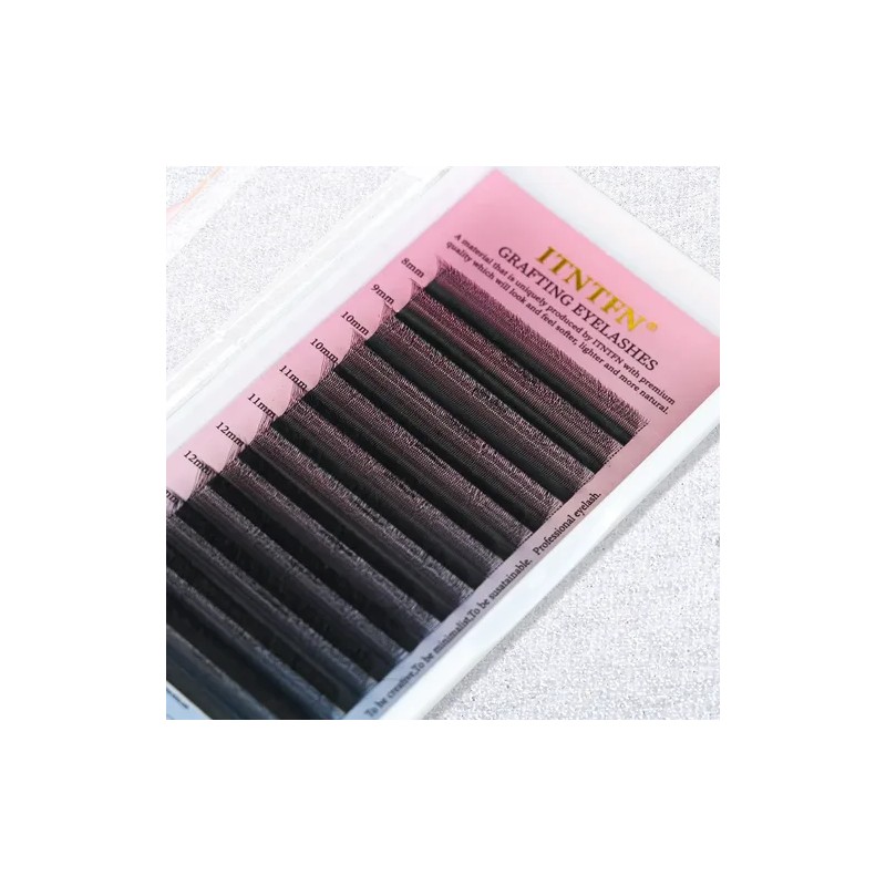 Pestañas Postizas Itntfn 4d Forma U Naturales Y Voluminosas