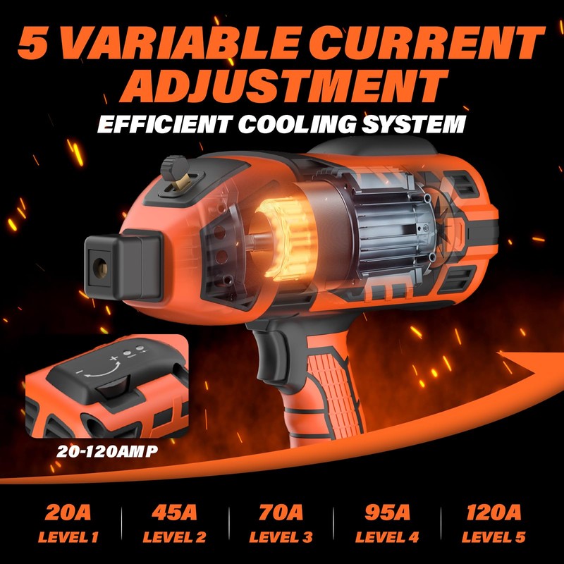 MAXLANDER Welding Machine Portable, 110V 120A Handheld ARC Welder with