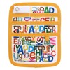 St Ladies Eric Carl (Harapeko Aomushi) Pocket Organizer, Alphabet Yellow,
